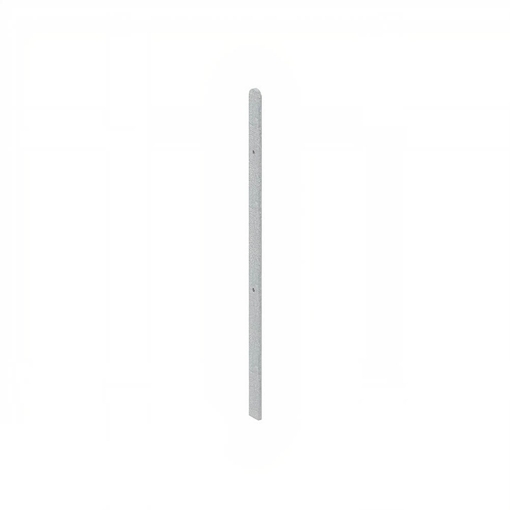 Galvanised End/Mid Post for 500mm Panel - 40 x 10mm Box Section - Concrete In