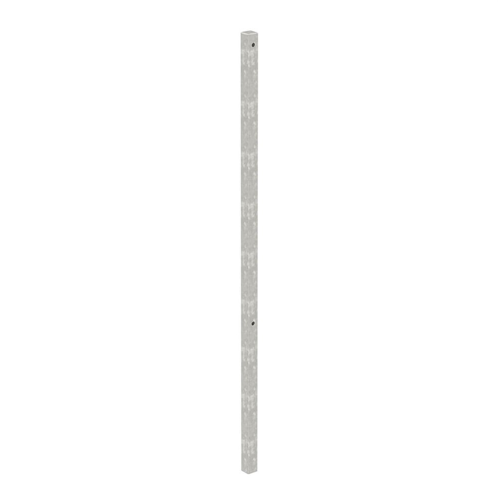 Concrete In Mid/End Post - 50x50mmx1.2M 1800mm O/A - Galvanised Finish