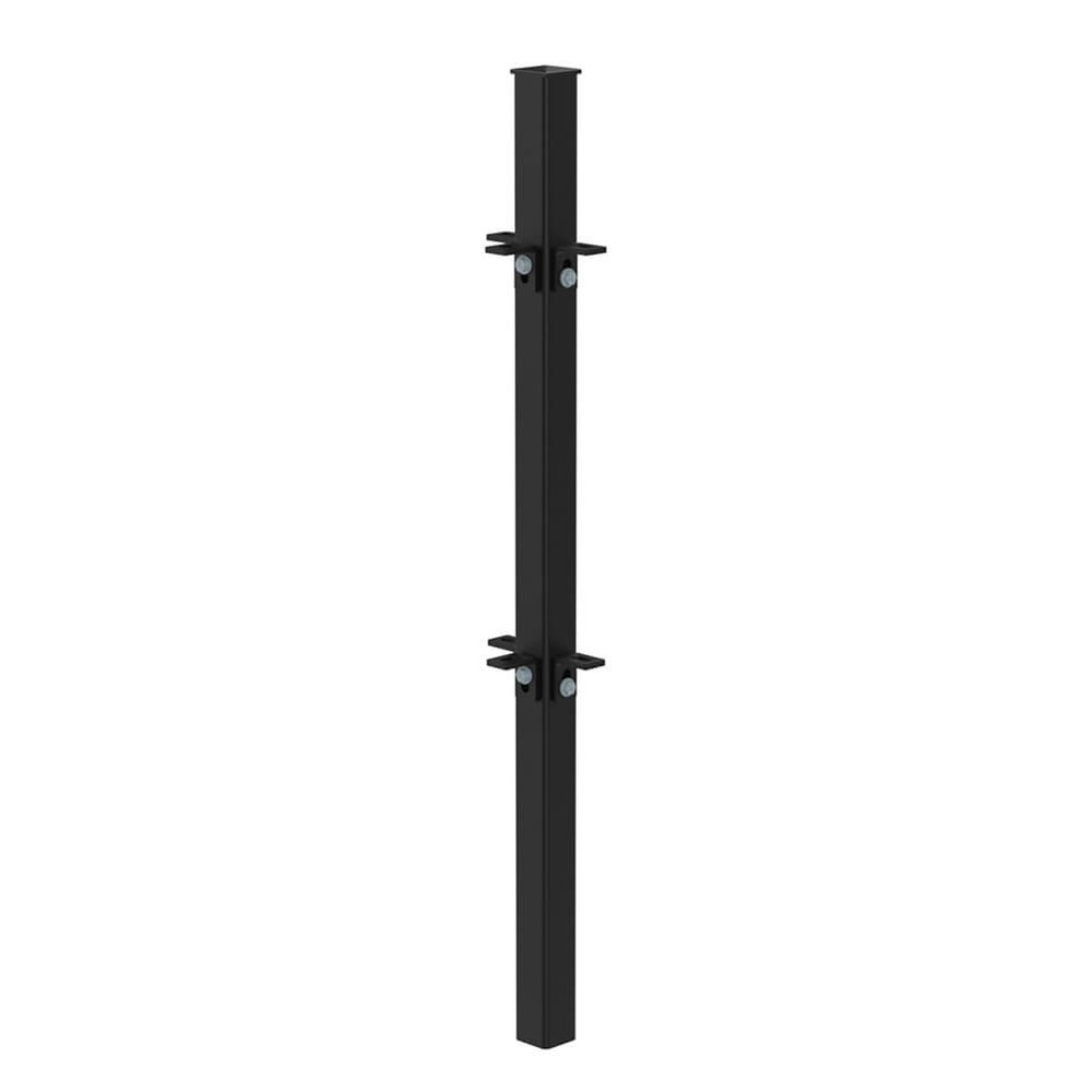 PPC Black 540mm High Concrete-In 3-Way Post - Includes Cleats & Fittings