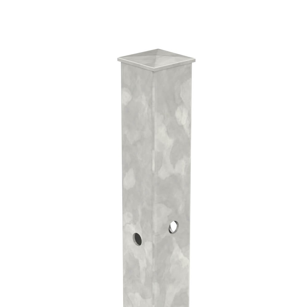 Galvanised 1500mm High Concrete In Corner Post - No Cleats & Fittings