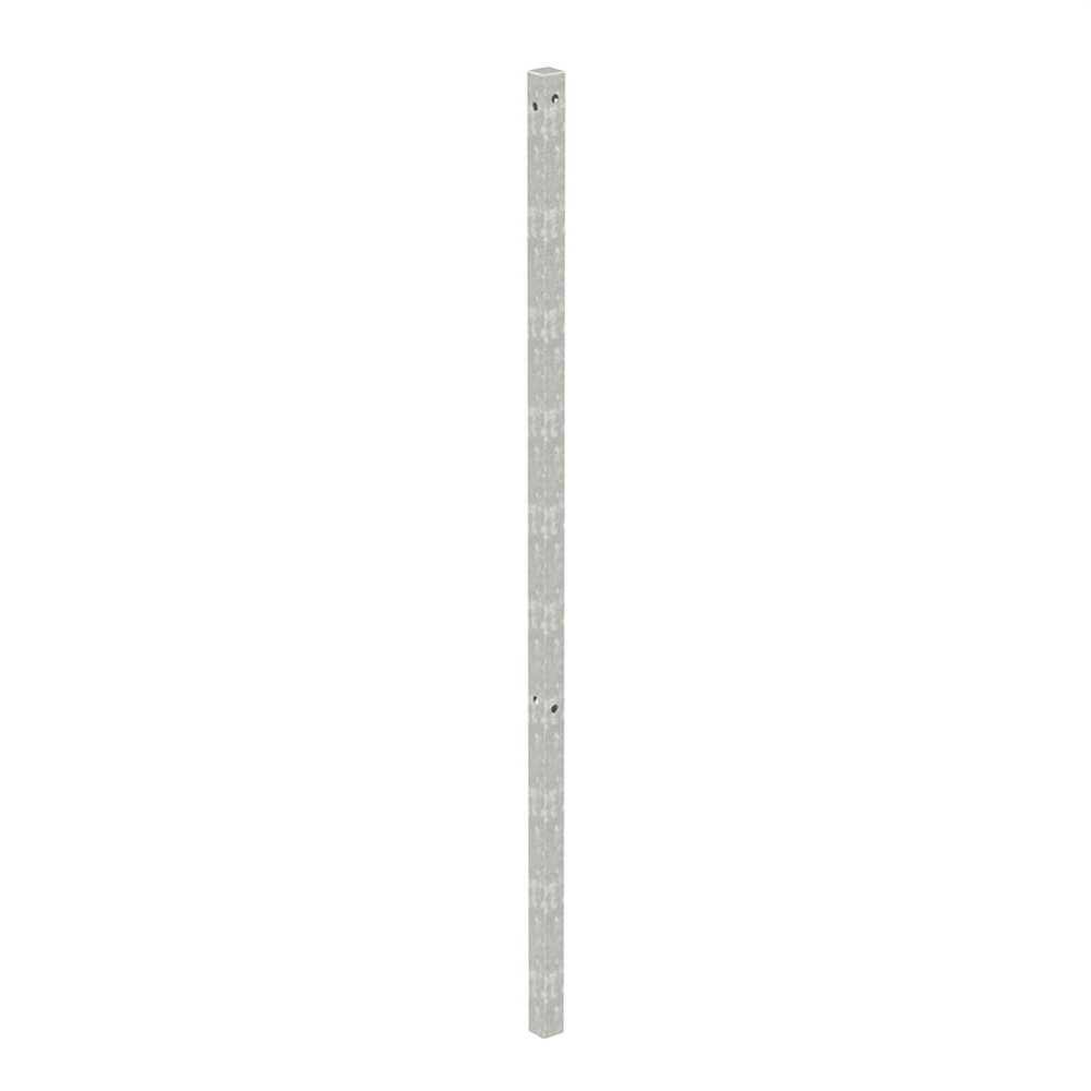 Concrete In Corner Post - 50x50mmx1.2M 1800mm O/A - Galvanised Finish