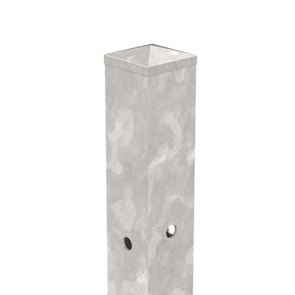 Galvanised 1800mm High Concrete In Corner Post - No Cleats & Fittings