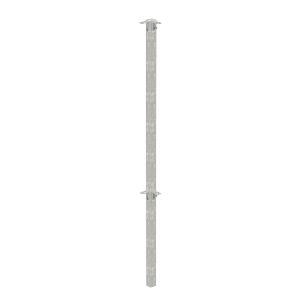 1200mm High Concrete In Corner Post - Galvanised - Includes Cleats + Fittings