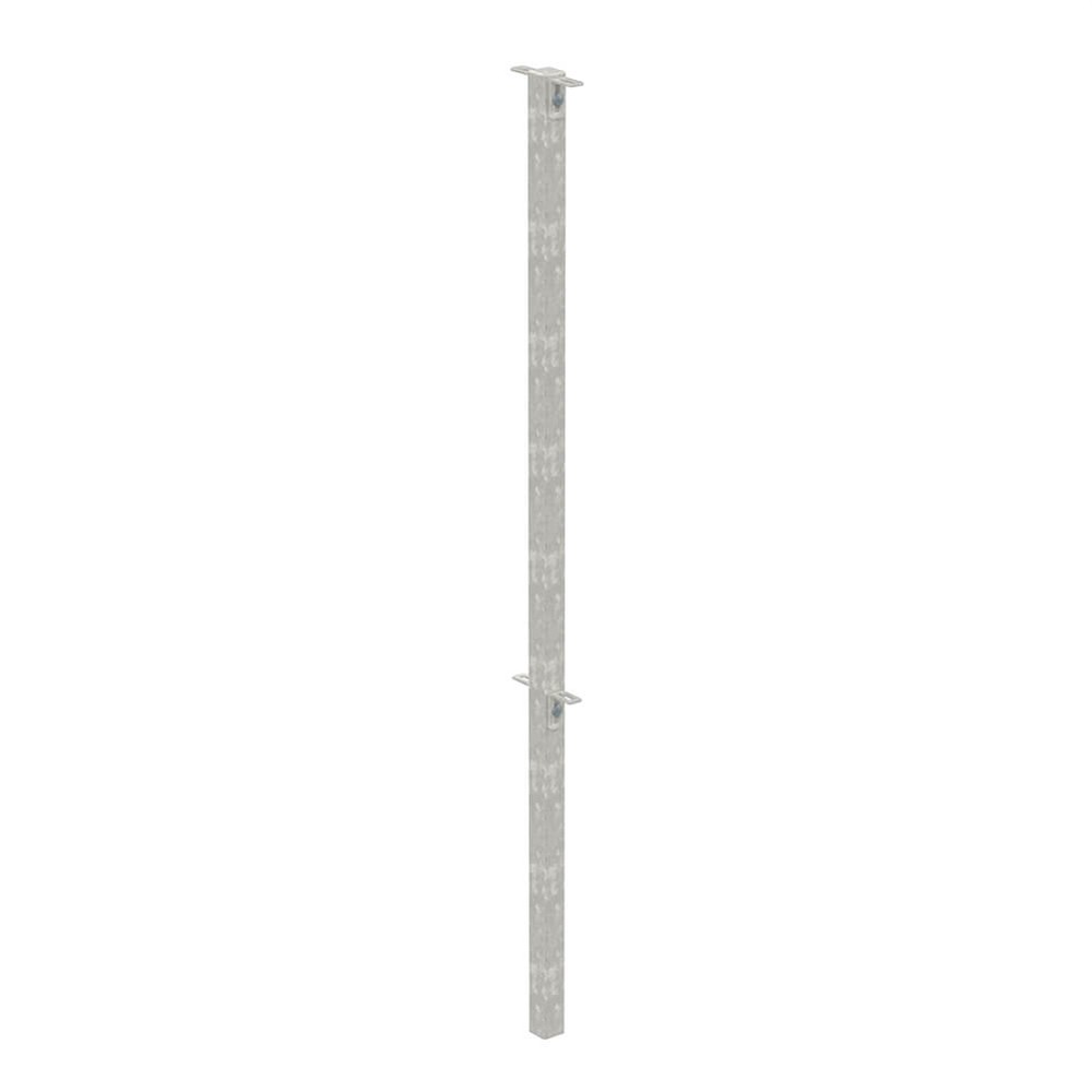 1200mm High Concrete In Mid Post - Galvanised - Includes Cleats + Fittings