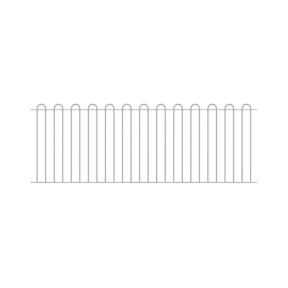 Galvanised ROSPA Bow Top Panel H 1000 x W 2650 x 12mm
