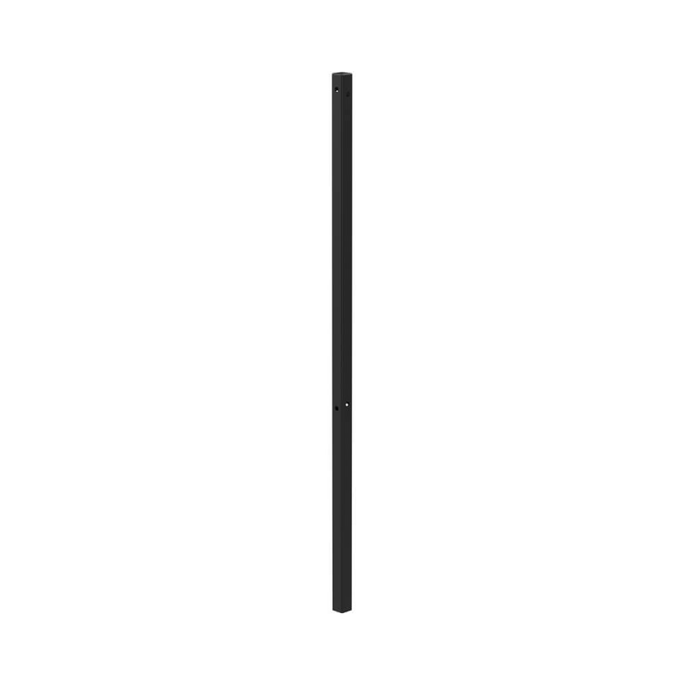 PPC Black 1200mm High ROSPA Concrete In Corner Post No Cleats & Fittings