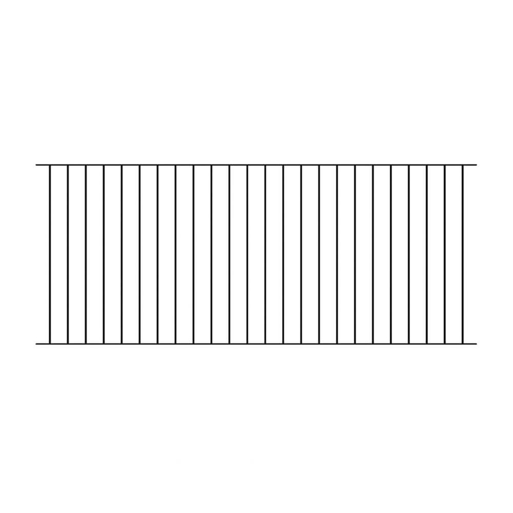 Smooth Top Panel - 12mm x 2750mm Wide HDG + Black Powder Coated