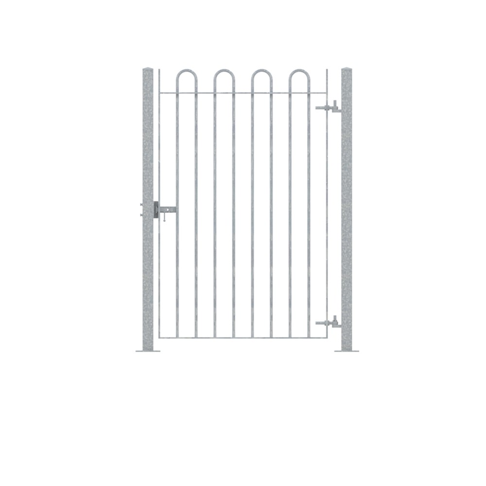Galvanised Single Leaf Gate 16 x 1800mm Bolt Down