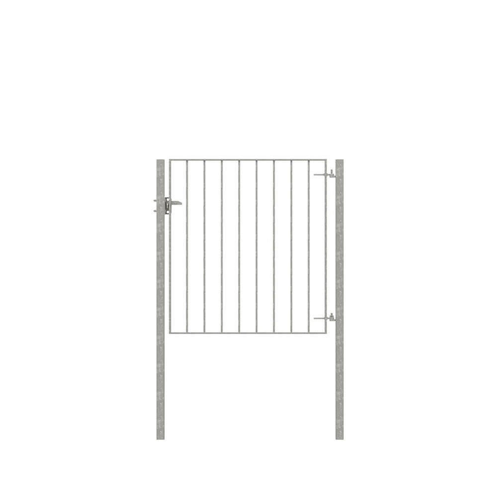Single leaf Gate - Smooth Top - 1.2 x 1M Galvanised Finish