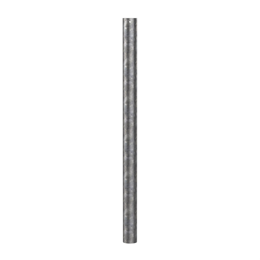 0.9m High Steel Bollard - 1200 x 76mm Concrete in - Hot Dip Galvanised
