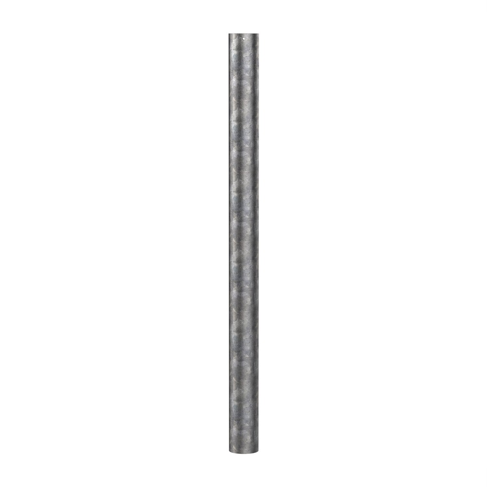 1.2m High Steel Bollard - 1600 x 114mm Concrete in - Hot Dip Galvanised