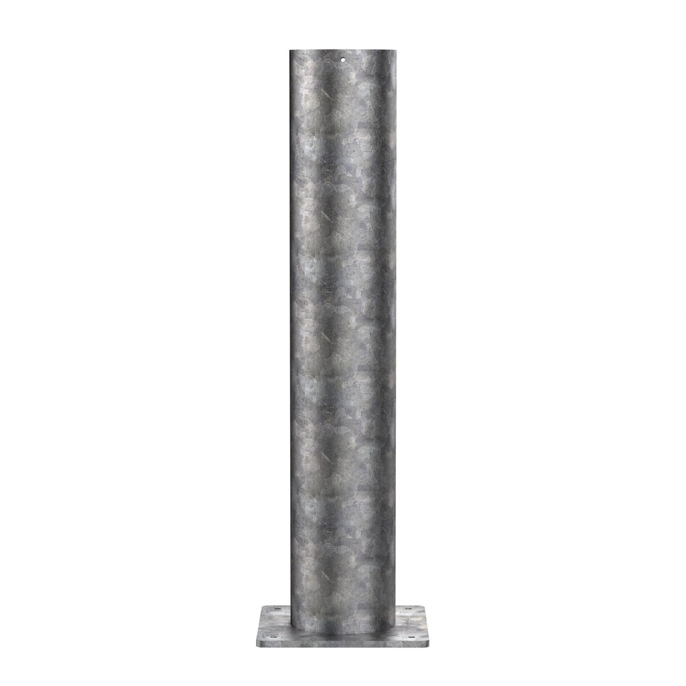 1.2m High Steel Bollard x 219mm Diameter Bolt Down - Hot Dip Galvanised