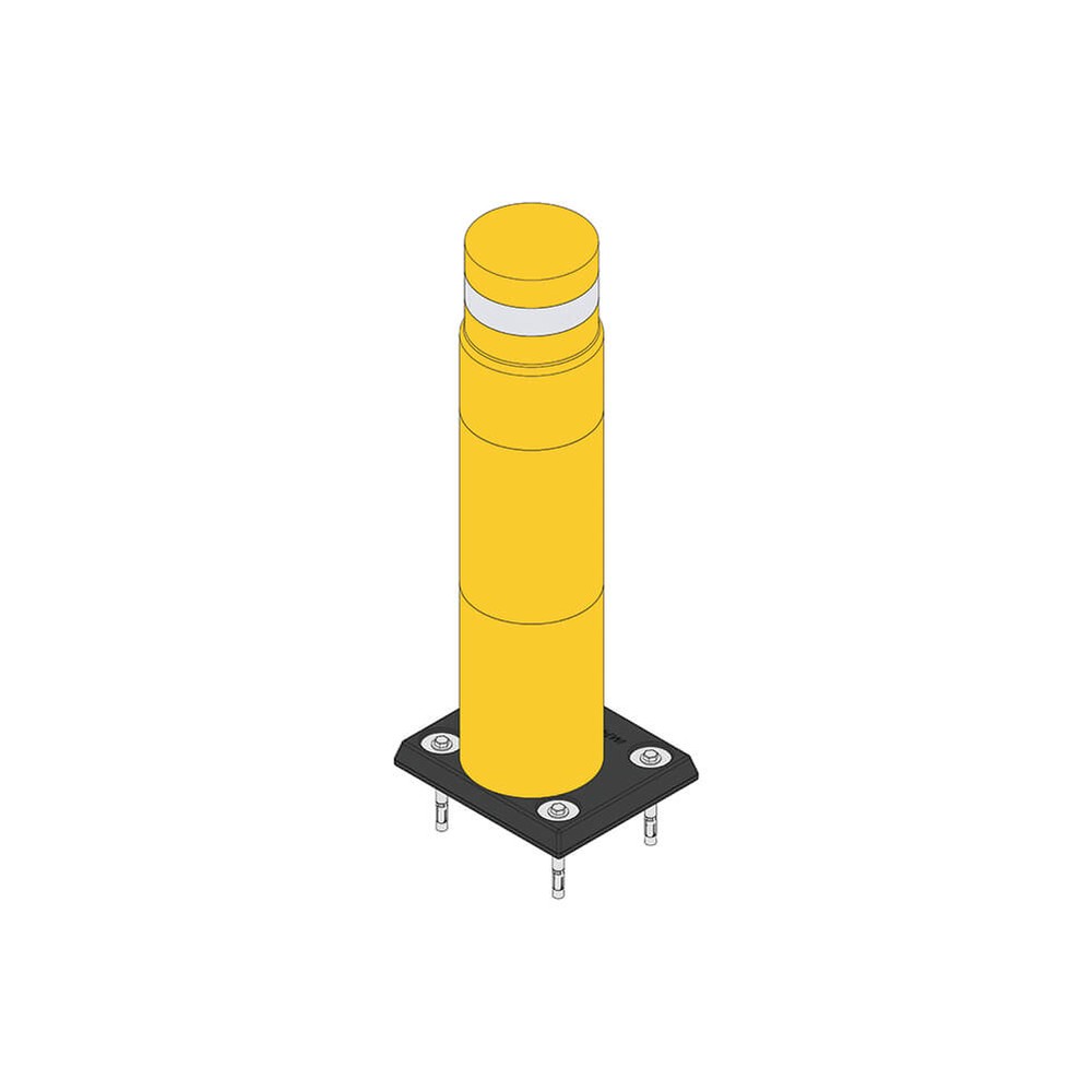 ImpactSAFE Heavy Duty Bollard 1000mm High x 120mm Yellow