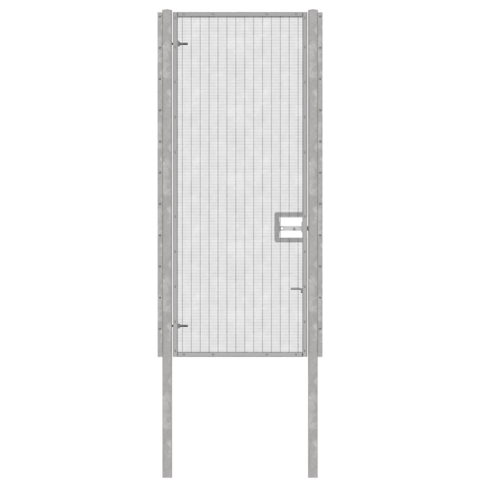358 Single Leaf Gate H 3.0 x 1.2m Galvanised Finish, Concrete-In