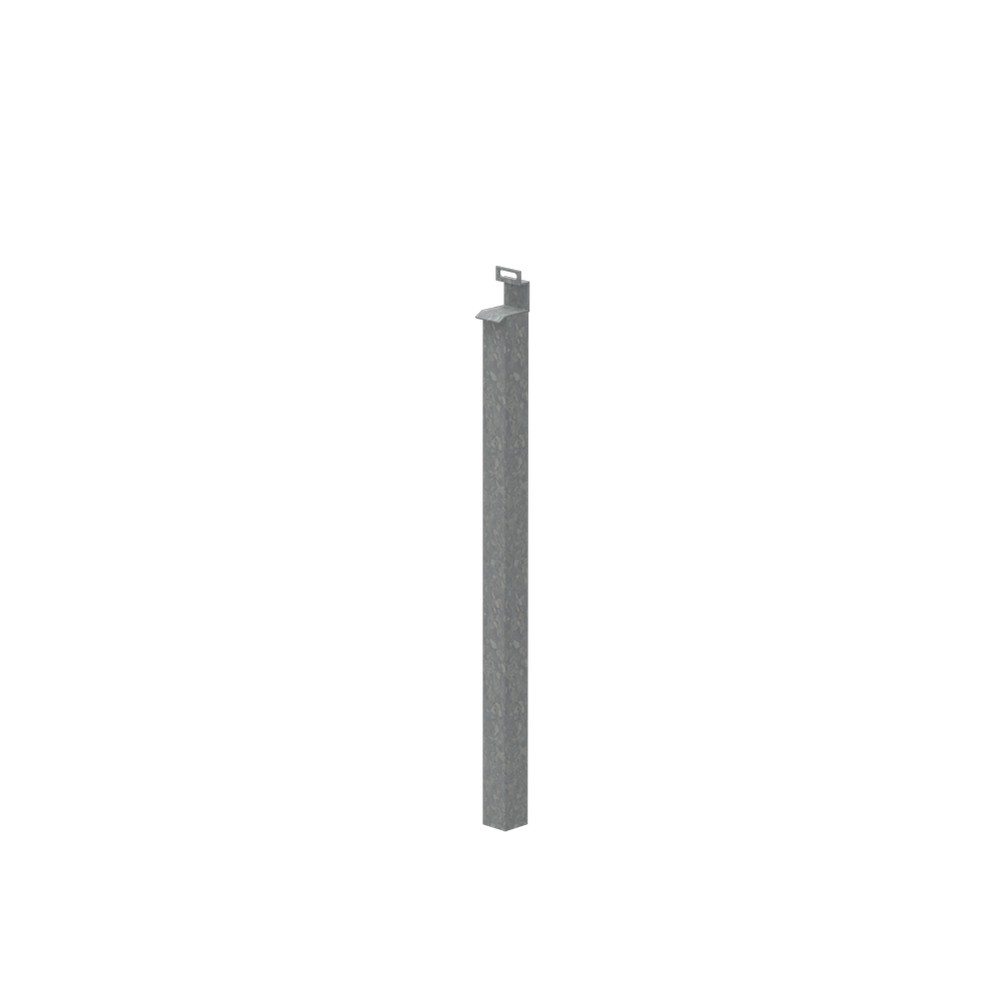 Forestry Gate / Barrier Arm Receiving Post Hot Dip Galvanised Steel