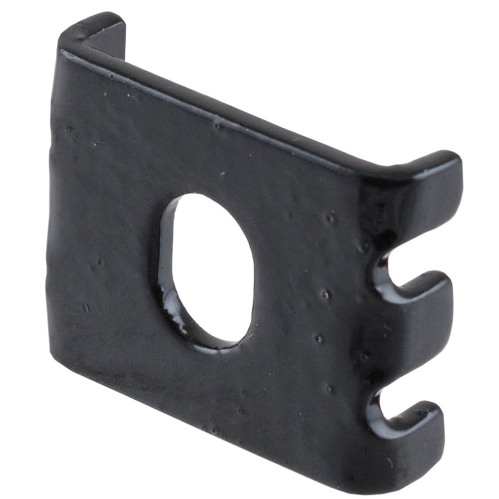 Mesh clip for 358 mesh Powder Coated Black finish - RAL 9005