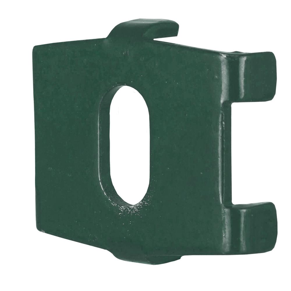 Large Mesh Clip for 868 Mesh Powder Coated Green Finish - RAL 6005 - F H Brundle