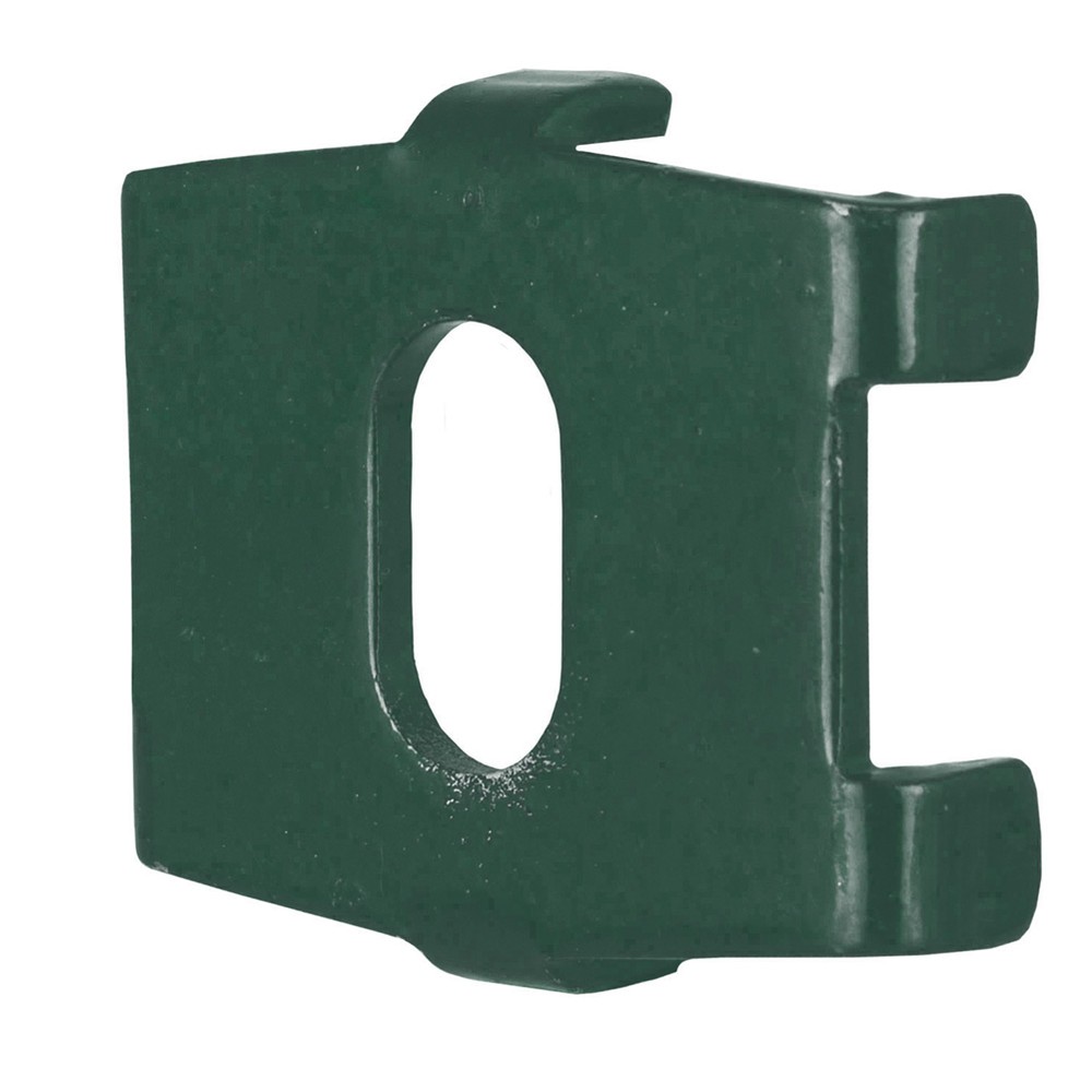 Large Mesh clip for 868 mesh Powder Coated Green finish - RAL 6005