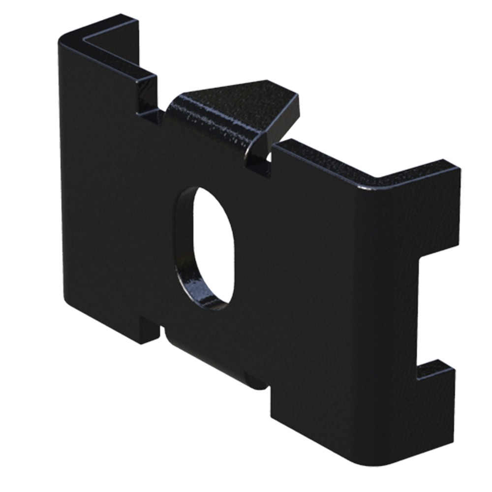Mesh clip for 656 mesh BZP and powder coated black RAL 9005