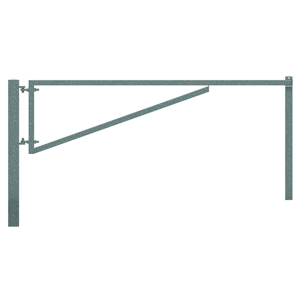 3m Forestry Gate / Vehicle Barrier Arm Kit HDG Complete with Posts and Eyebolts