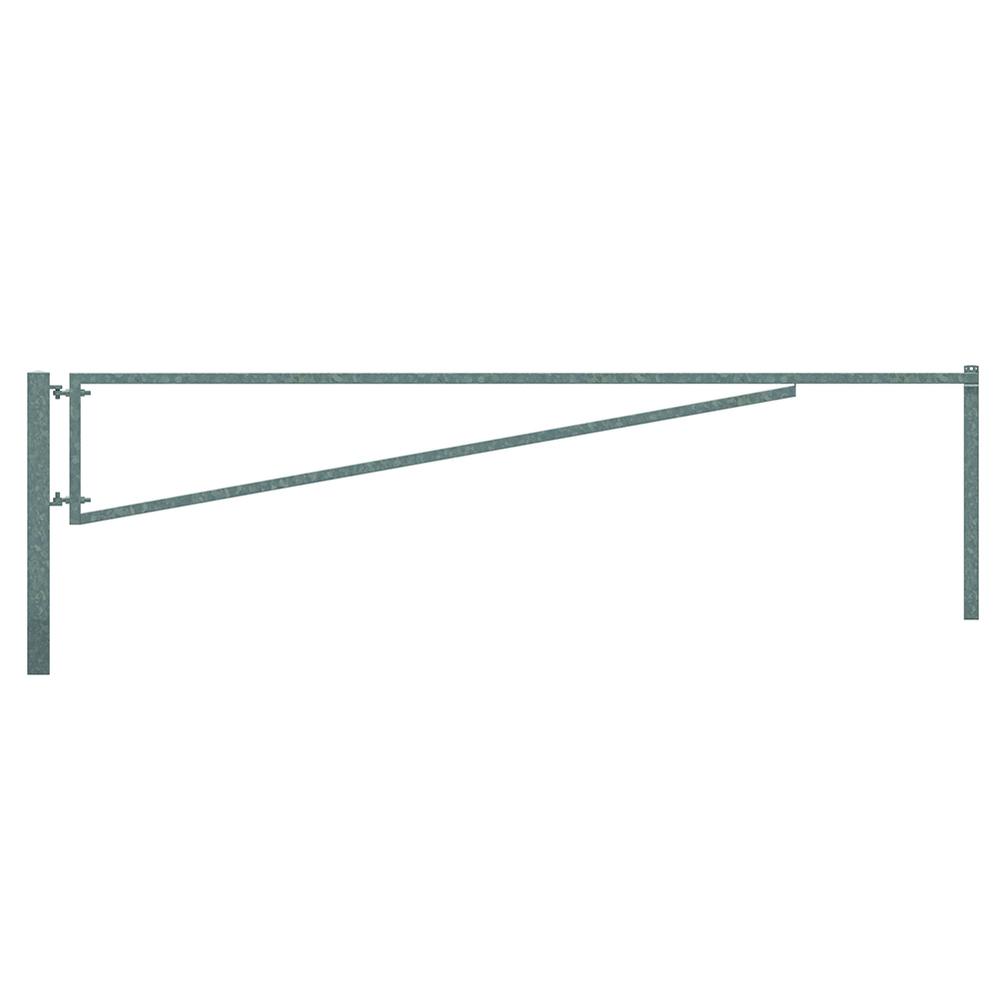 5m Vehicle Barrier Arm Kit HDG Complete with Posts and Eyebolts - F H Brundle