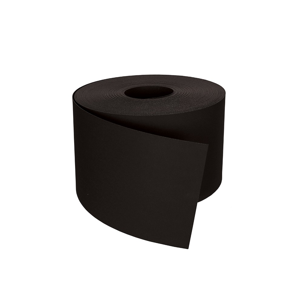Privacy Fencing Roll Black Plastic 190mm Wide Strip x 50 linear Metres