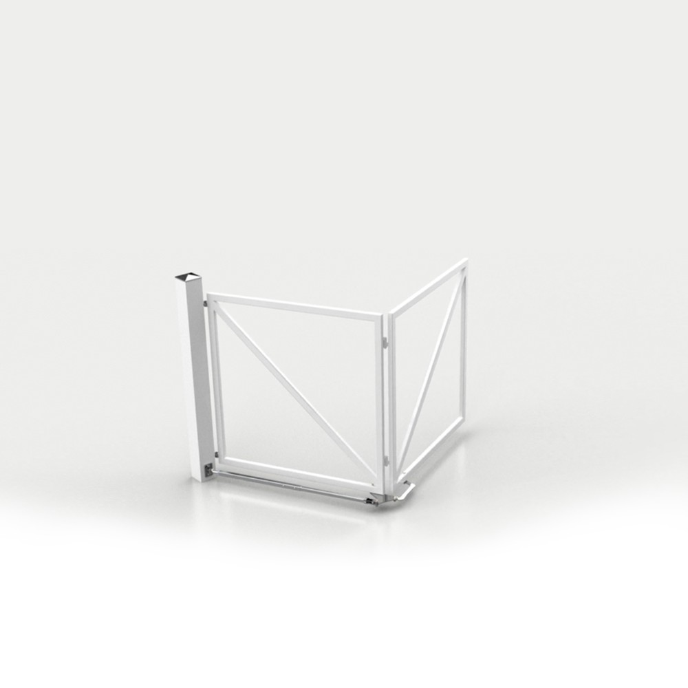 Bi-Folding Single Leaf Gate -Max 3 Metre Twin Drive E-Box