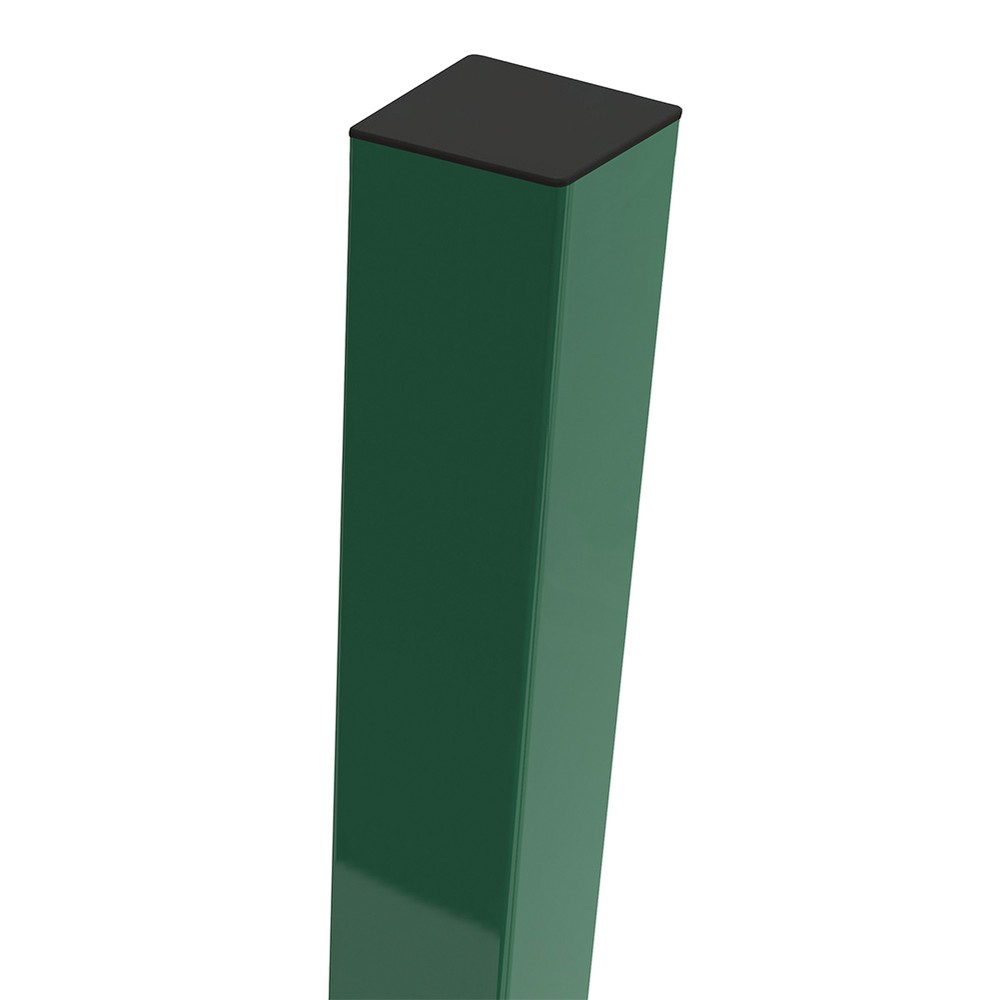 Green Corner Post For 1.5m High Fence (2.1m Overall Length) - Twilfix 2000