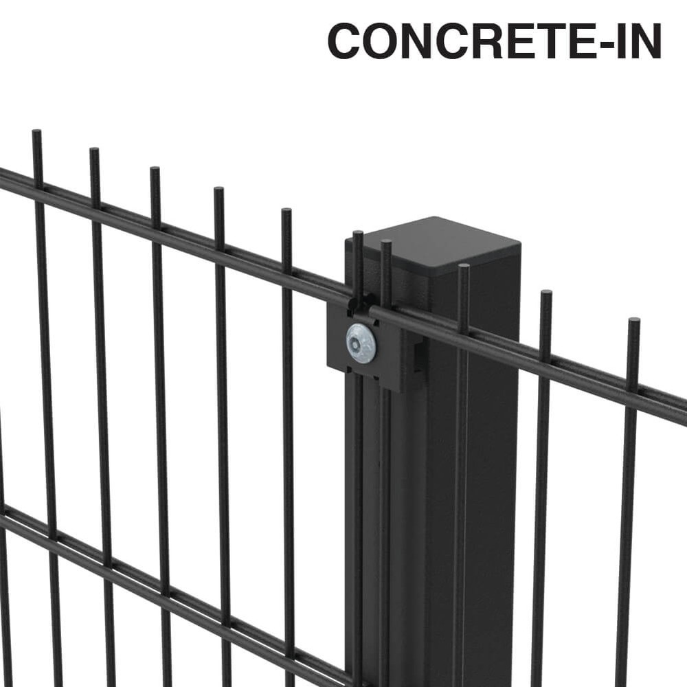 Black Nylofor 2D - 2430mm High p/m