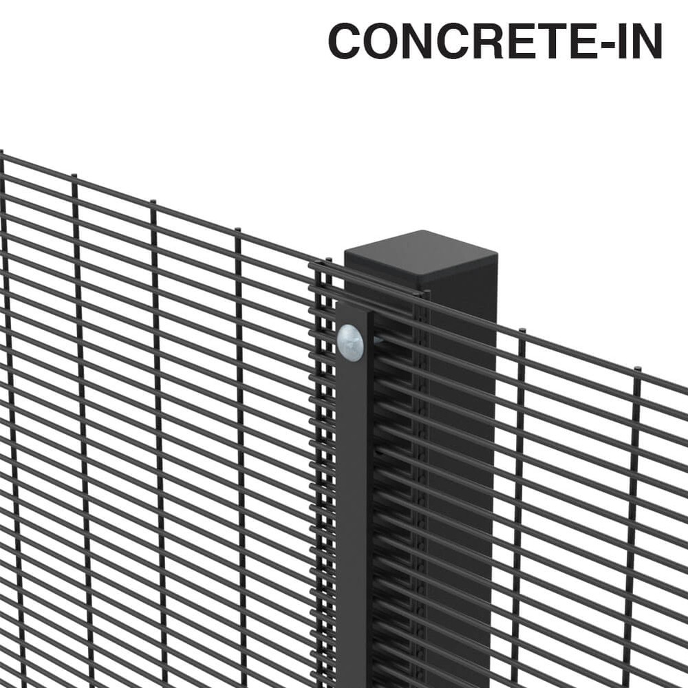 Black Securifor 358 Metre Rate - 2000mm High