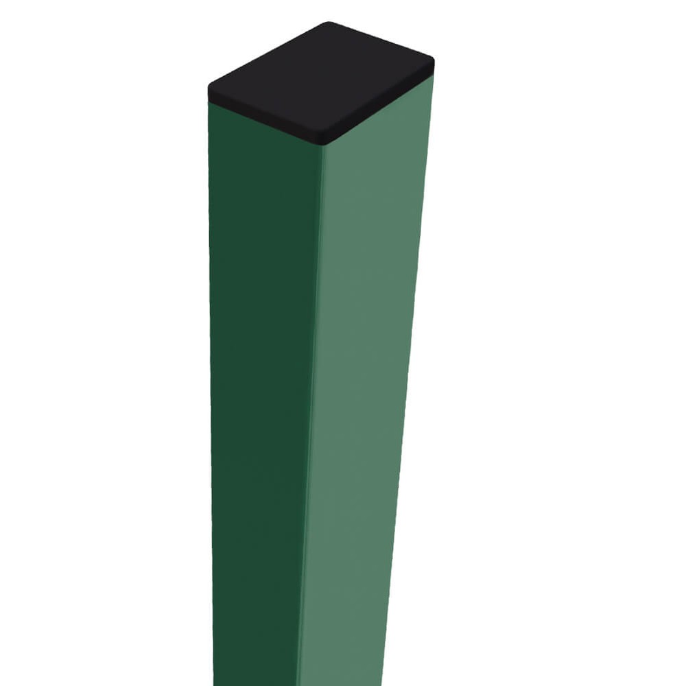 Green Securifor Corner Post For 2.4m High Fence 80x60 (3.1m Overall Height)