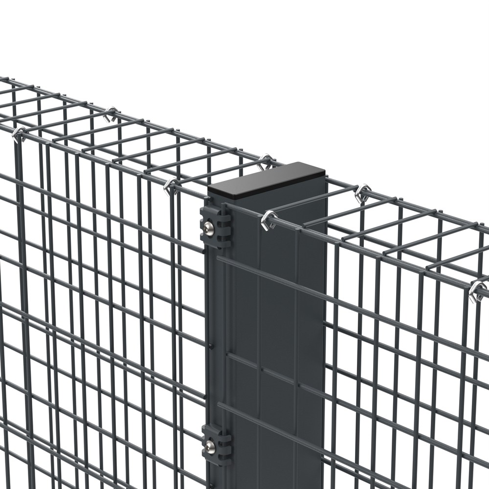 Zenturo Super System 1m high - Per Metre Anthracite RAL7016