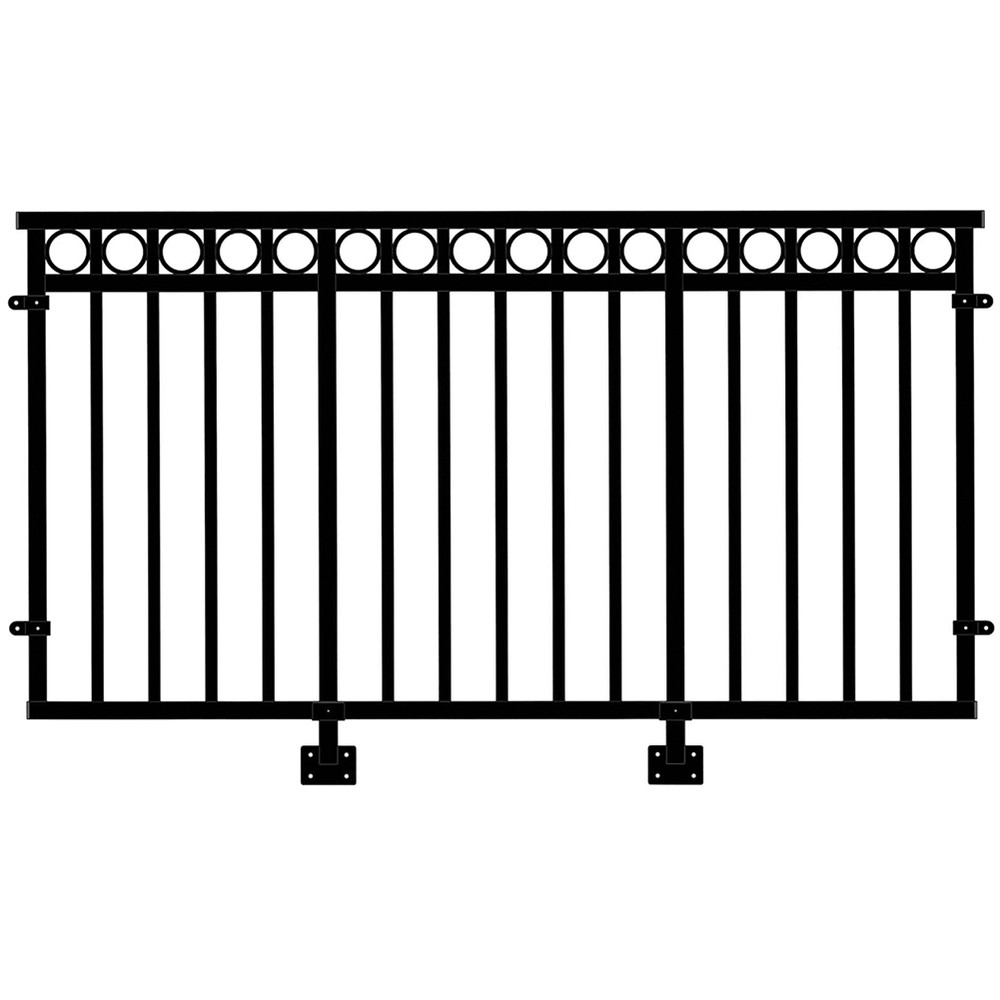 Fortitude Traditional Juliet Balcony 2077 x 1120mm - Zinc + UV Powder