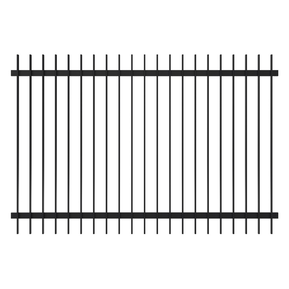 Blade 90 Panel 1.2m x 1800mm 50 x 10mm Bars Black Sand RAL 9005