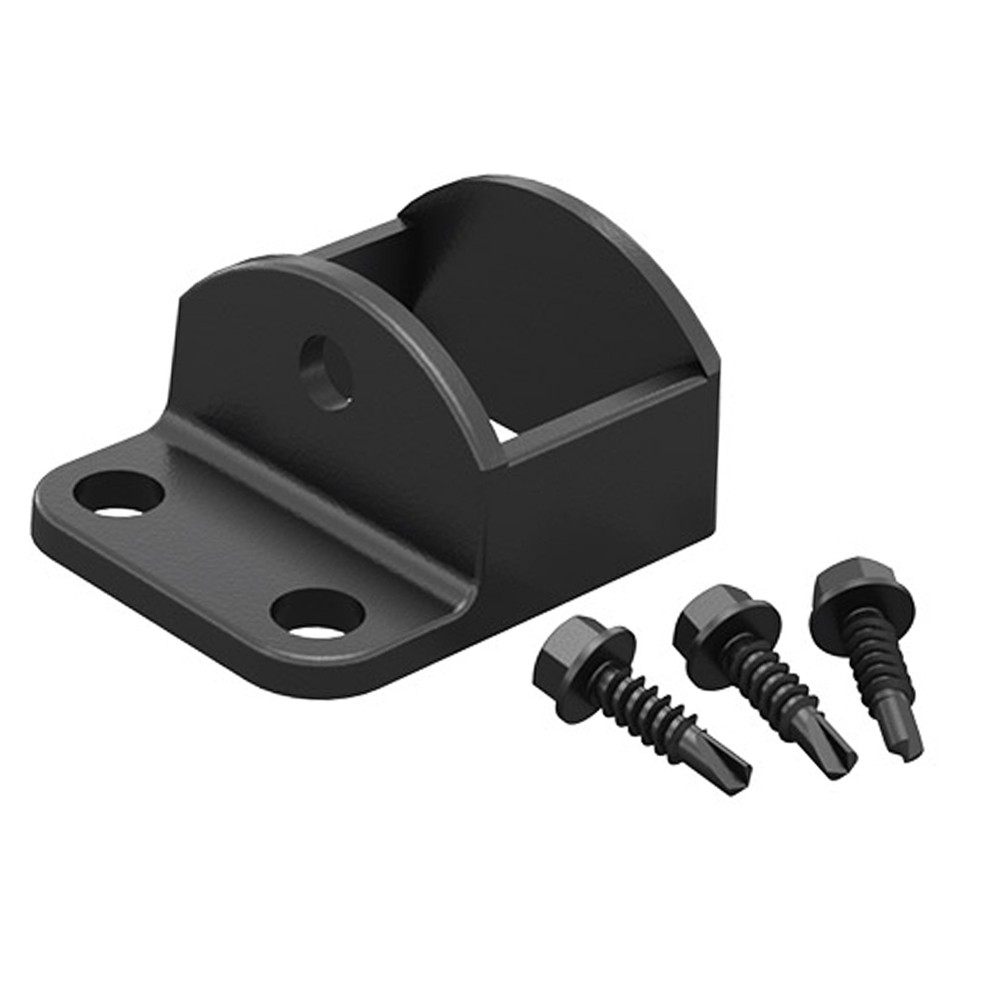 Brackets for Railings (includes screws) 4 Pack - Powder Coated Black Sand