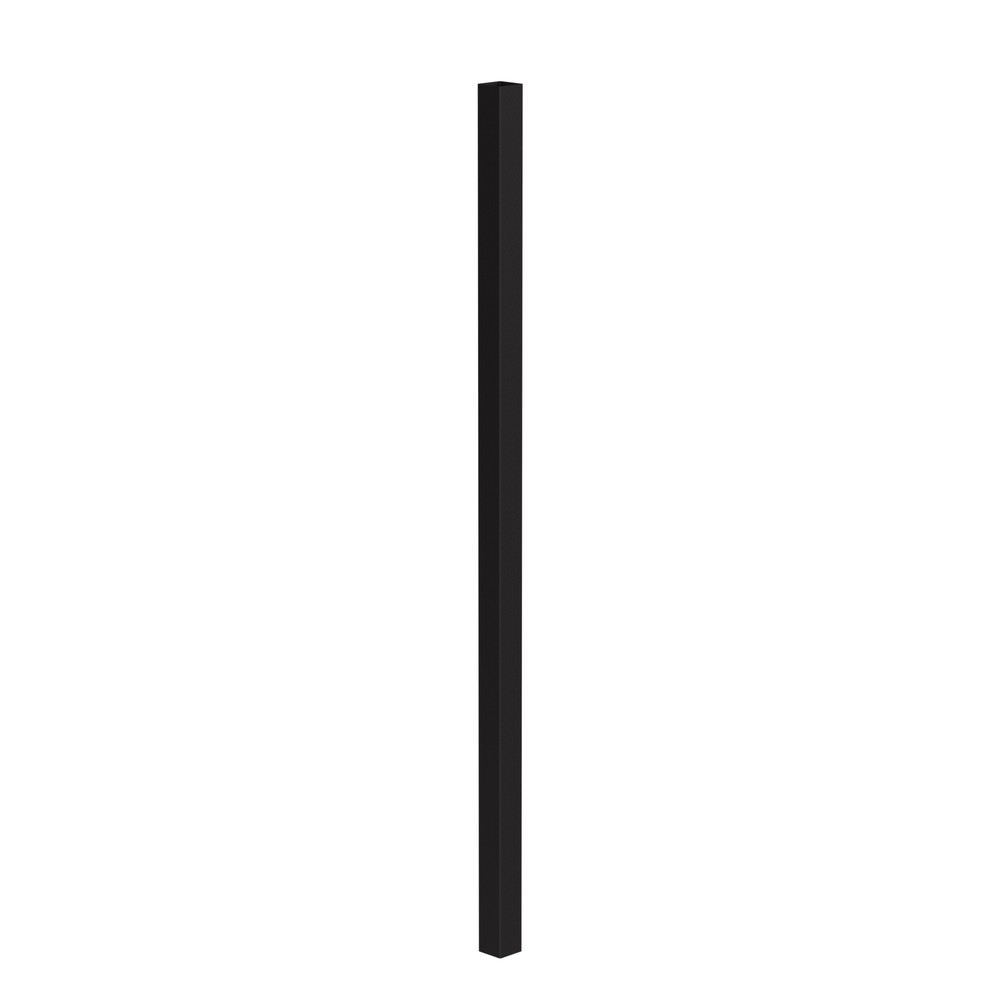 65 x 65 x 2mm Concrete Post 1800mm Long Black Sand RAL 9005 (No cap)