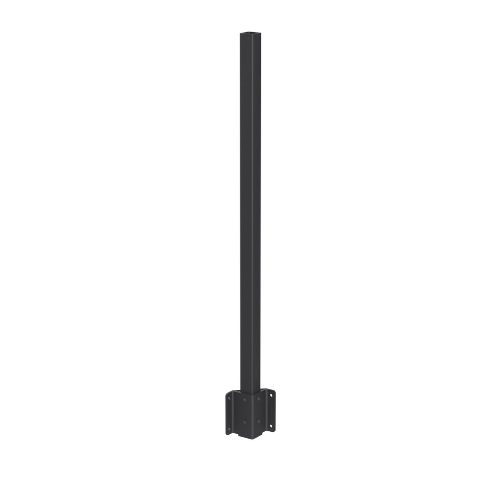 50mm Side Fix Internal Corner Post With Fascia Bracket Black Sand