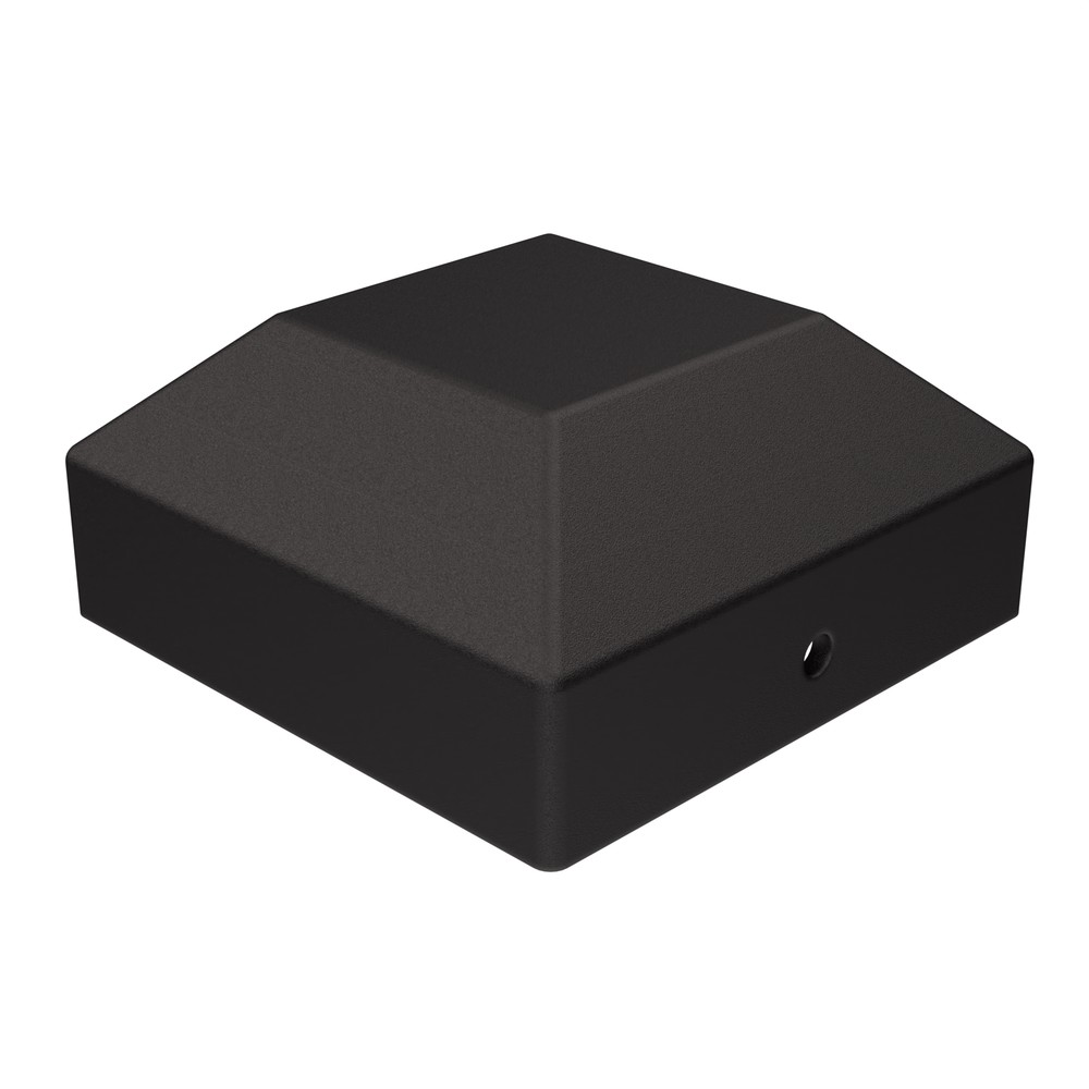 Post Cap for 65mm Posts Black Sand RAL 9005