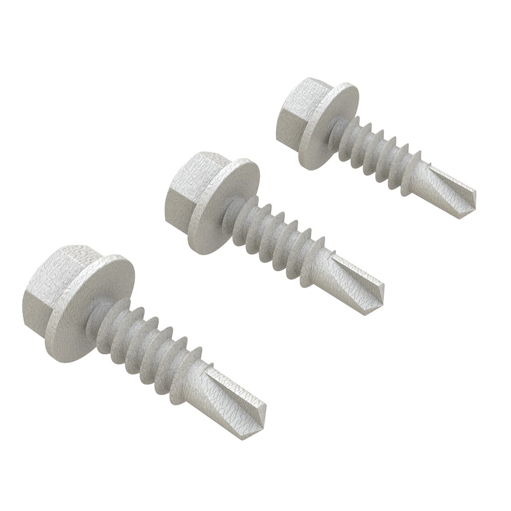 M5 x 19mm Screw - Dacromet Coated Powder Coated White
