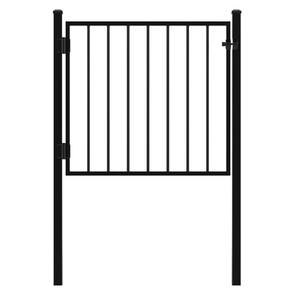 Gate - Concrete In - 1000mm High Fence Posts, Latch/Catch/Plain Hinges