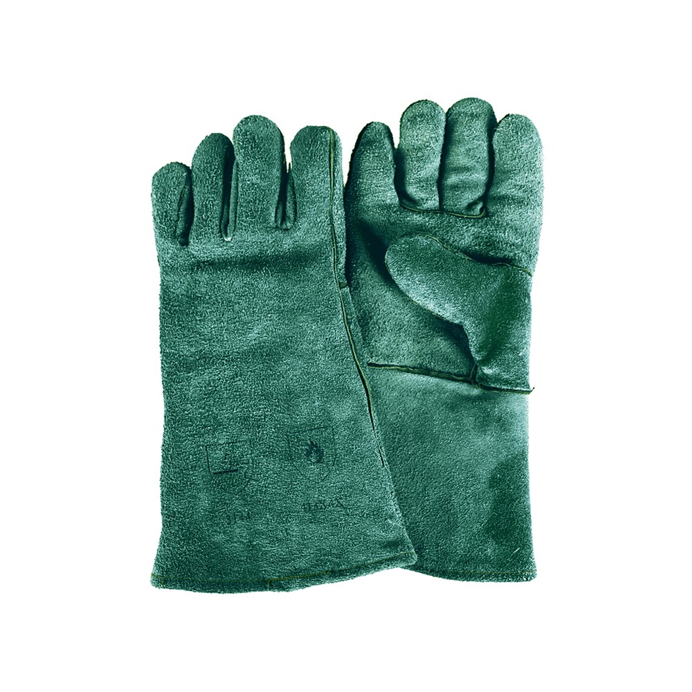 Red Welders Gauntlet Gloves