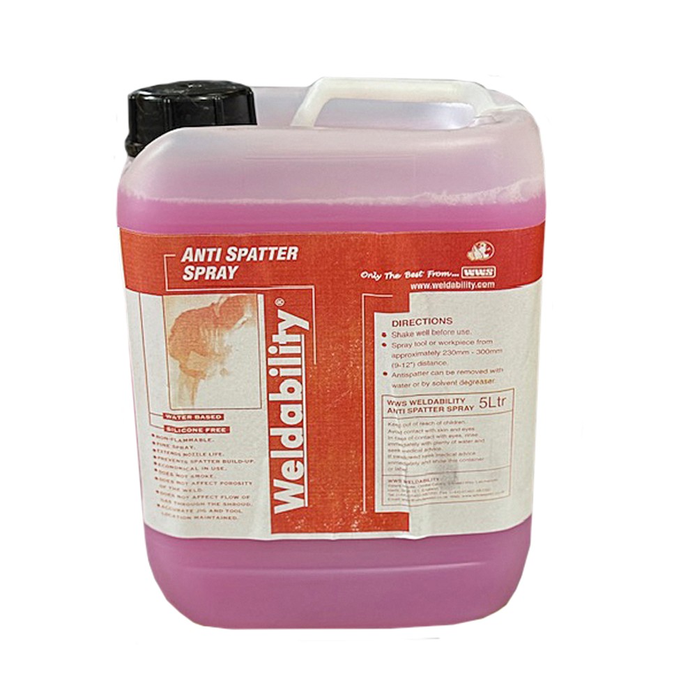 Anti-spatter Spray - 5ltr Bottles