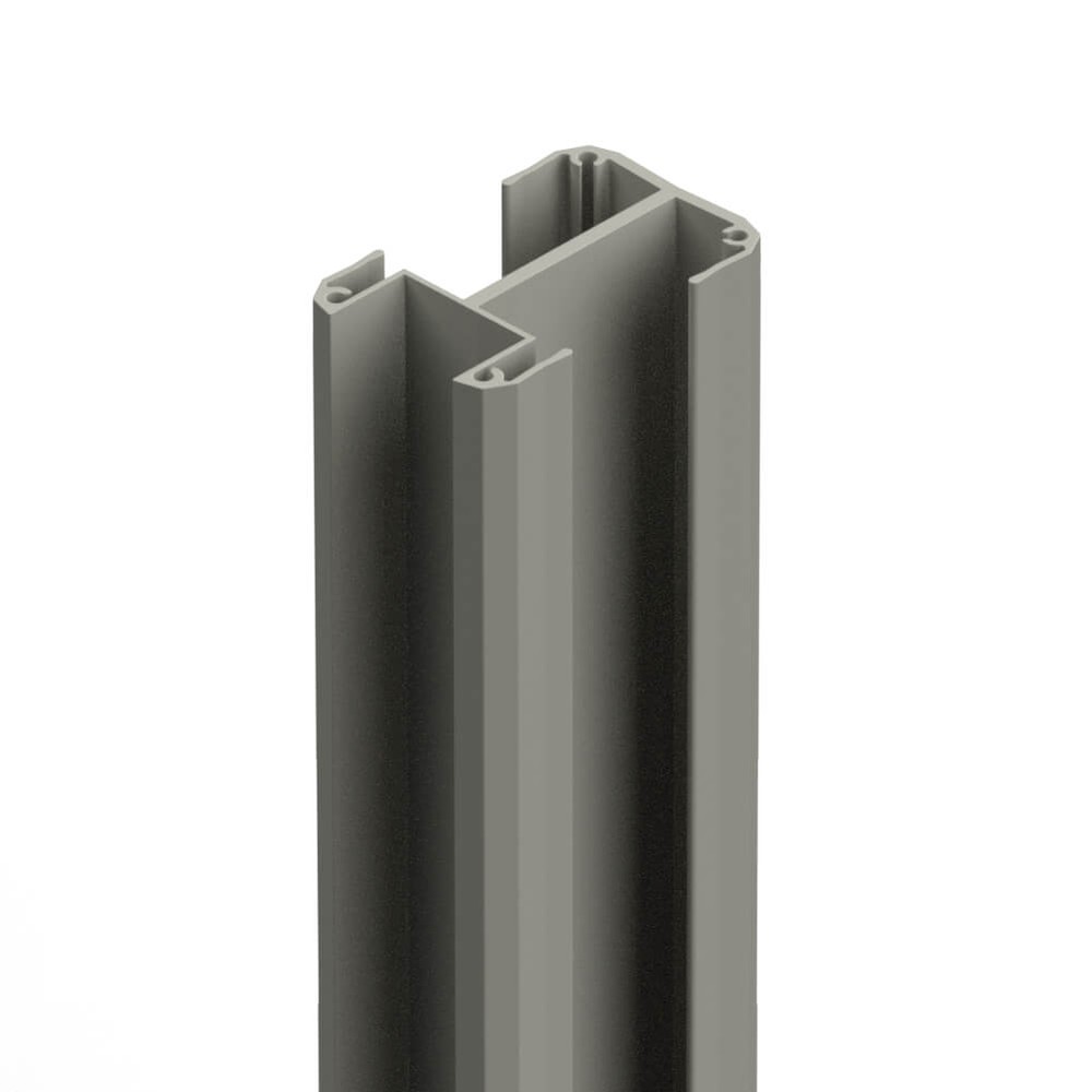 1.8m Corner Post – Bolt-Down or Concrete-In, Anthracite