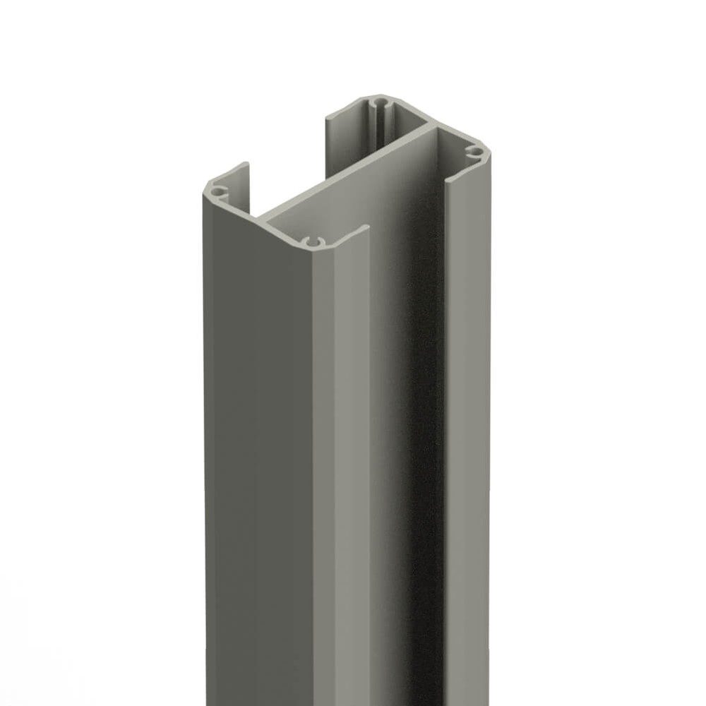 1.8m Mid/End Post – Bolt-Down or Concrete-In, Anthracite