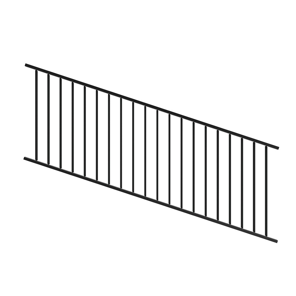 Fortitude Adjustable Railing Panel 863 x 2320 mm - Black Sand