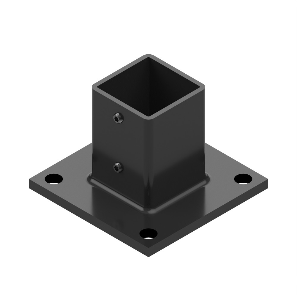 Fortitude Base Foot 50mm (Bolt Fix) Gloss Black