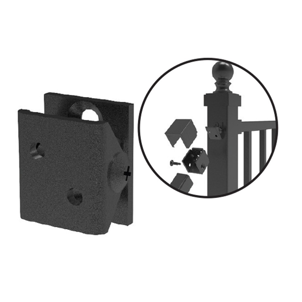 Fortitude 25mm Choice Angle Adaptor Black Sand x 4 with fixings