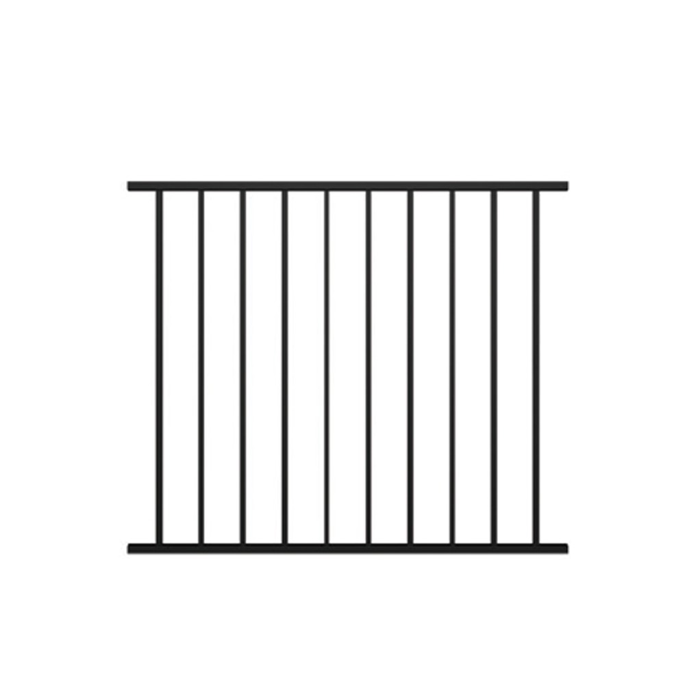 Fortitude Classic Railing Panel H 888 x W 1200mm - Black Sand