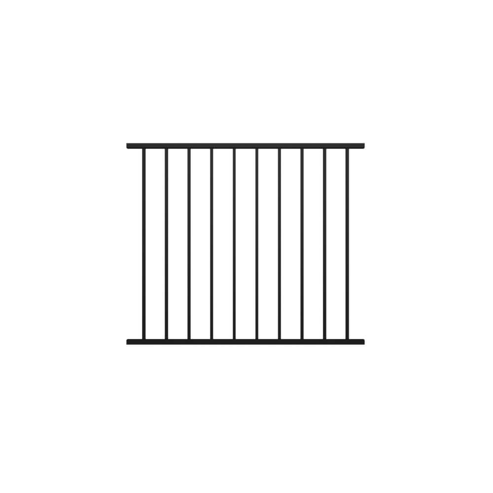 Fortitude Fixed Railing Panel 1016 X 1200mm Black Sand