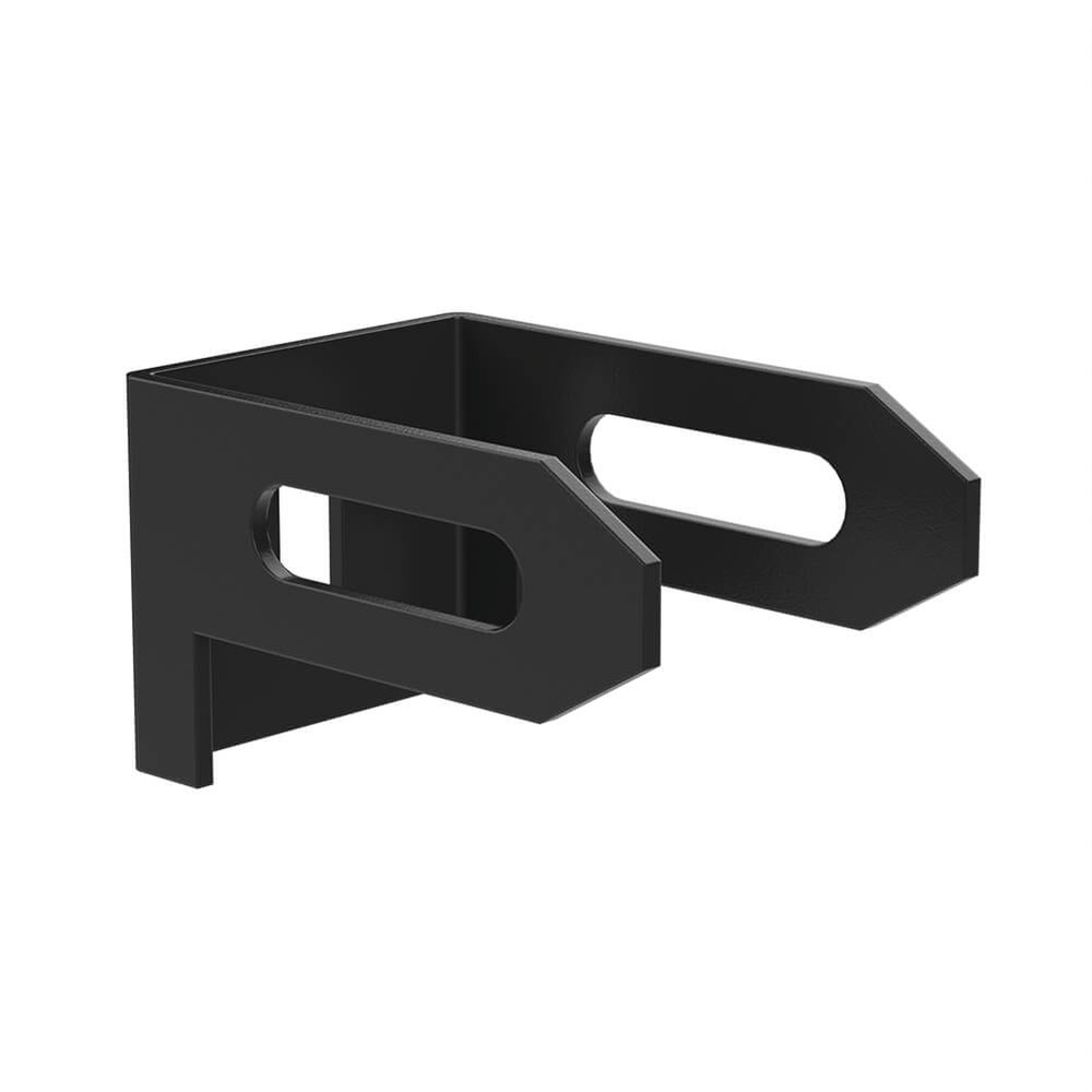 Fortitude Vertical Bracket - Sphere Top Pack of 4 with Fixings - Black Gloss